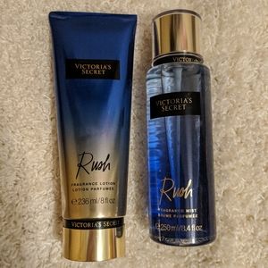NEW VS Rush Body Lotion and Fragrance Mist Duo Set